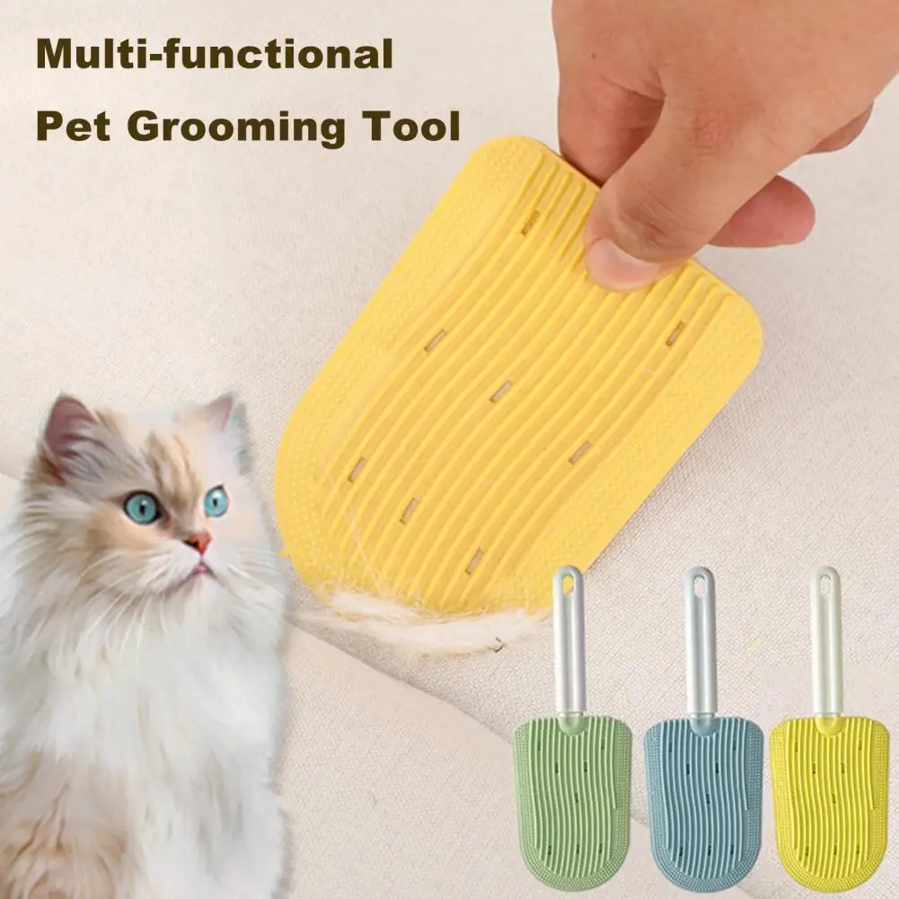 Cat Tongue Comb Brush for Shedding Pet Grooming Massage Tool Set Cat Tongue Comb Brush Licking for Dog Bunny Hair Removal