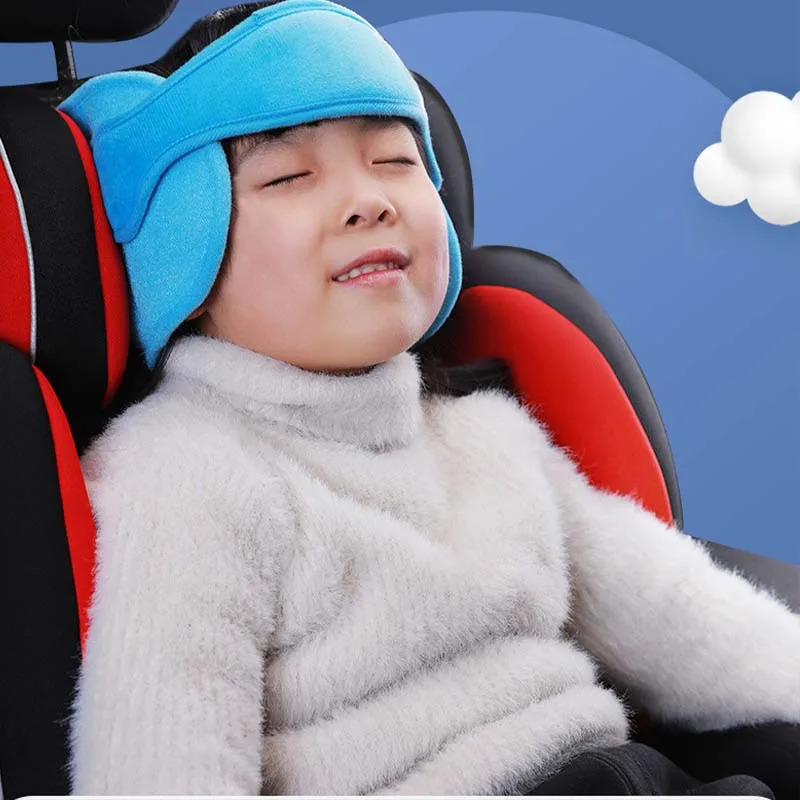 Head protection pillow child safety car seat head fixing belt baby aid sleep protector travel kids neck holder positioners