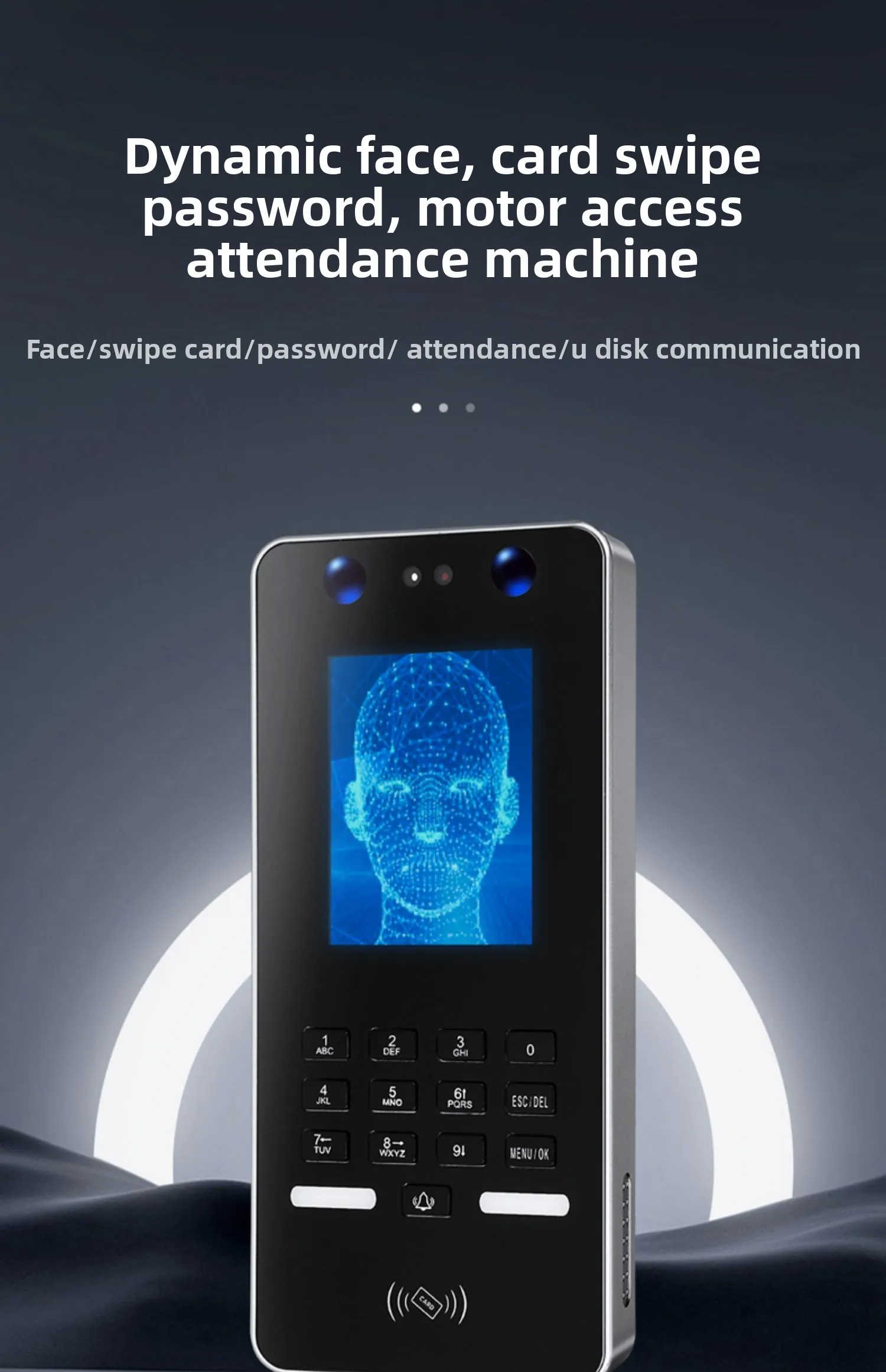 Face Recognition Access Control System Integrated Machine Face Attendance Machin