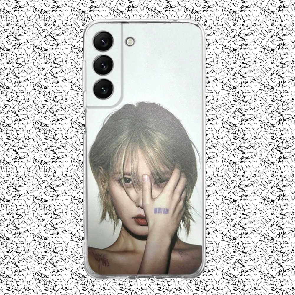 Singer IU The Winning Ji Eun Phone Case Silicone For Samsung S30,S23,21,22,20,S20 FE lite,S10,9,PIus Note20ultra Cover Clear images - 6