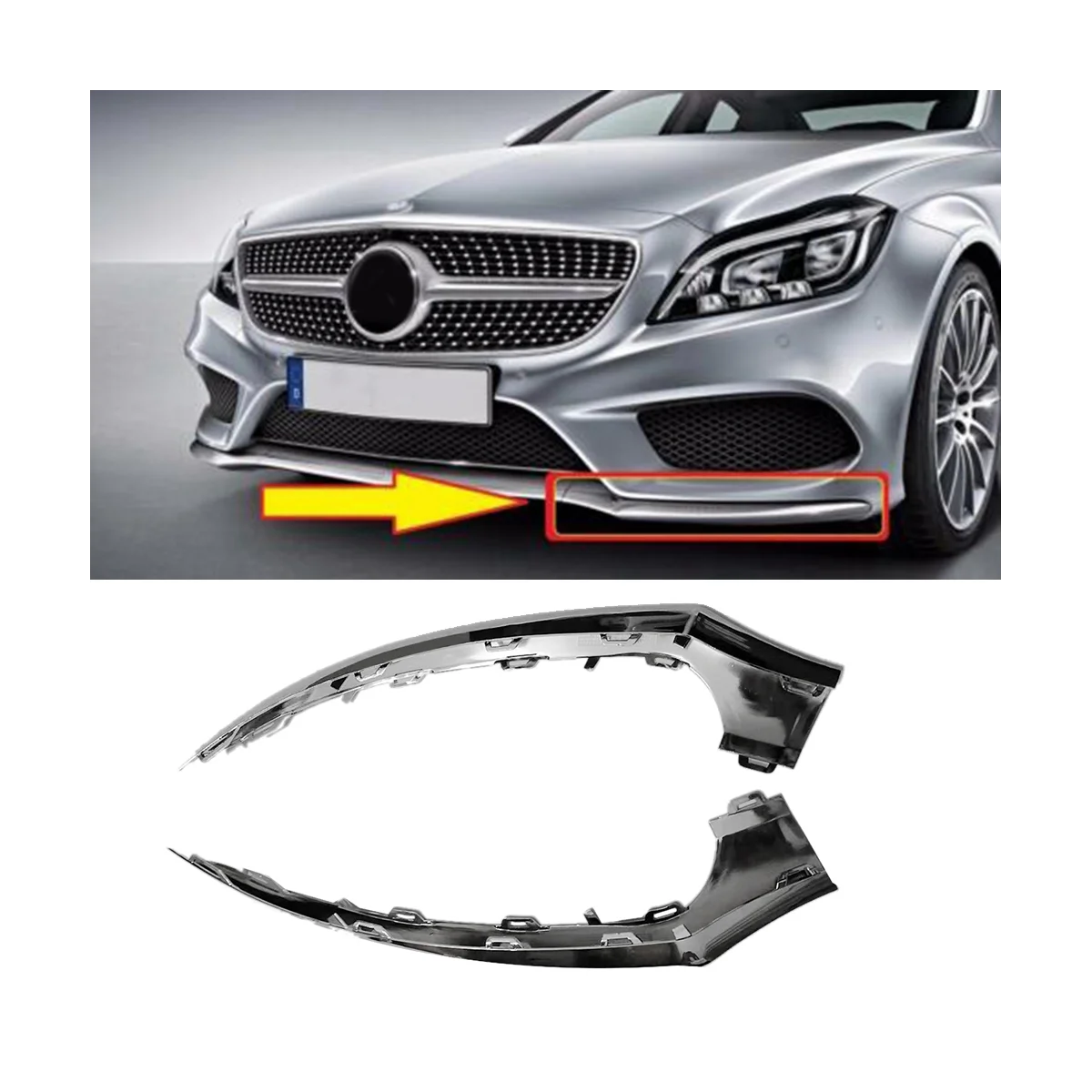 

Передний бампер для Mercedes Benz W218 CLS320 CLS350 CLS400