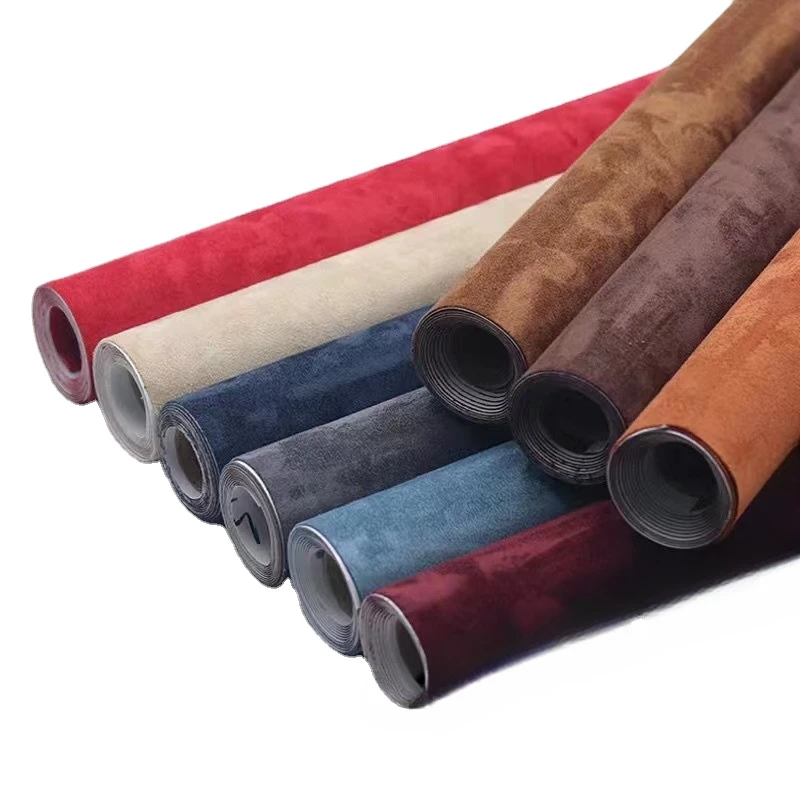 Multi Color Black Self Adhesive Suede Fabric Sticky Velvet Liner Roll