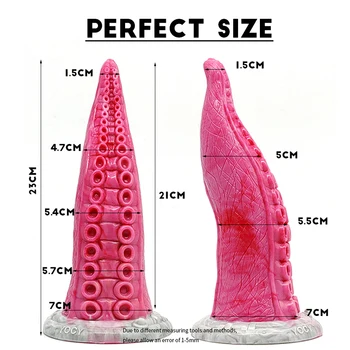YOCY Tentacle Dildo Cruved G-Spot Stimulator Large Silicone Anal Plug Octopus Series Animal Dildos Colorful Sex Toy For Women 6