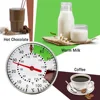 5-Inch Dial Probe Thermometer 0-100 °C Milk Coffee Thermometer Instant Read Stainless Steel for Kitchen Food Cooking Milk Coffee 2