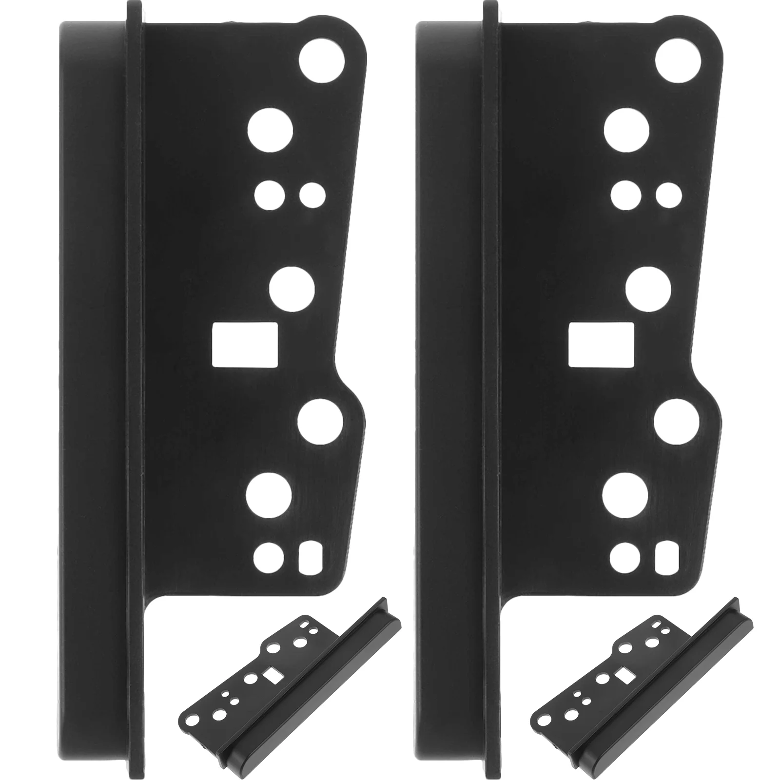 

4 Pcs Car Radio Installation Kit Dash Front and Rear Doors Double Din Stereo Pp