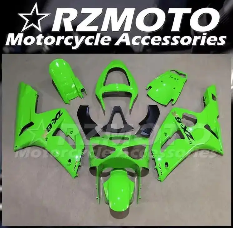

Новый комплект обтекателей из АБС-пластика подходит для KAWASAKI ZX-6R 2003 2004 ZX6R 636 03 04 Кузов зеленый