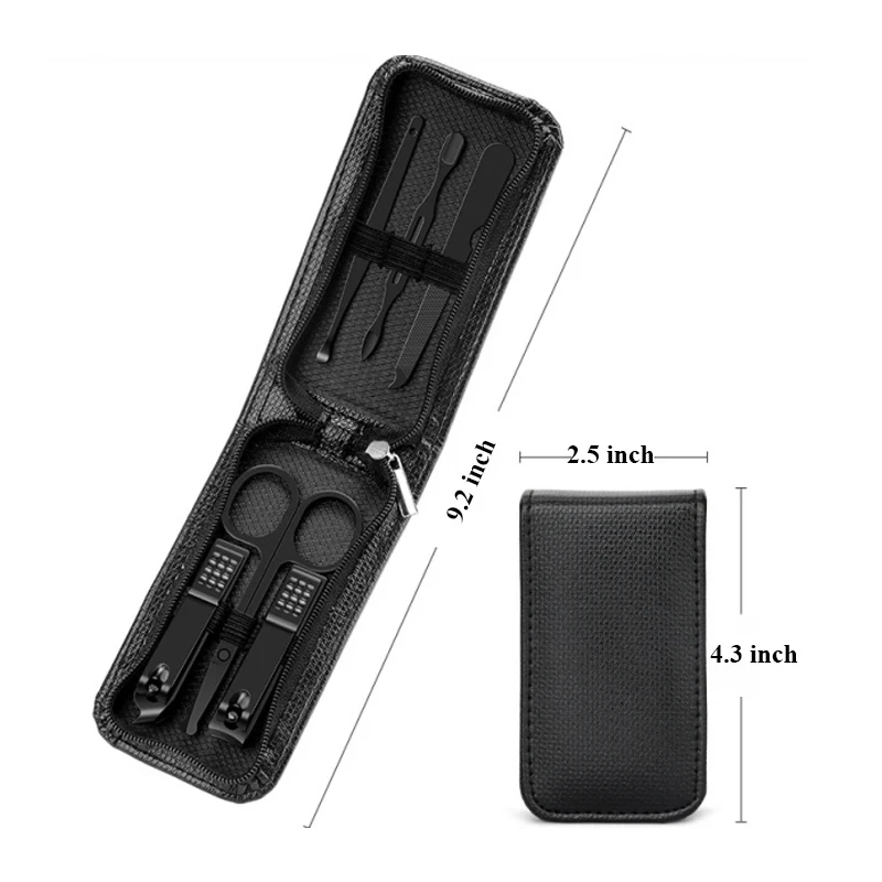 Scissors Set Ear pick nail clipper tool household nail clippers stainless steel pedicure knife 6 piece set