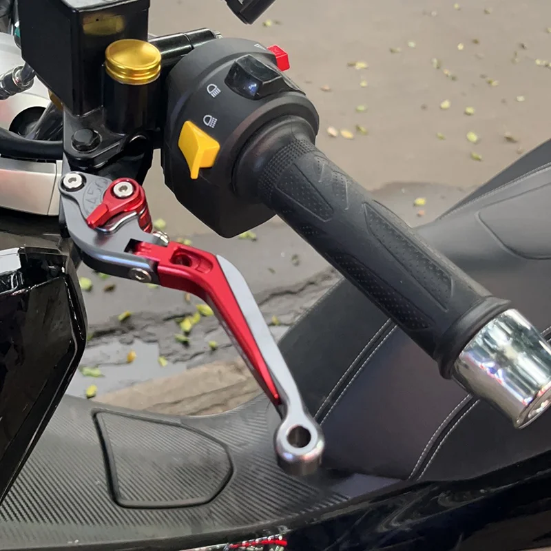 Chekis motorcycle modified brake lever brake handlebar front and rear disc aluminum alloy handlebar accessories for Haojue Uhr125 Uhr150
