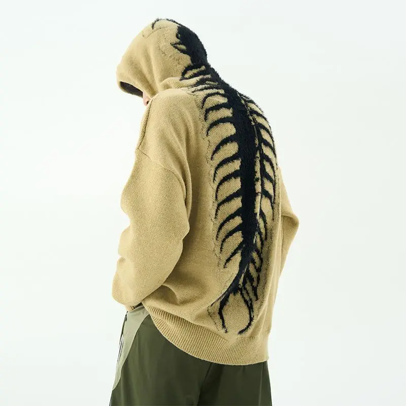 

Four Seasons Lazy Sweater Men's and Women Vibe National Fashion Hooded Sweater Retro High Street Ins Fashion Knitwear Pullovers