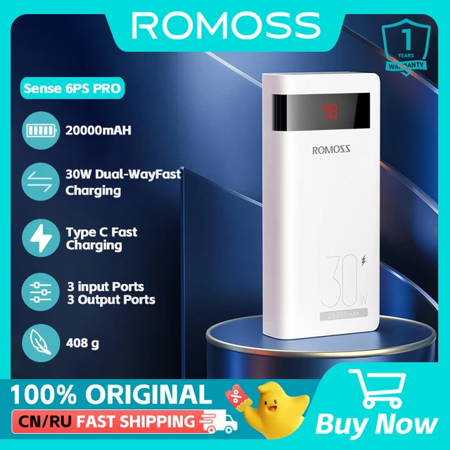 ROMOSS Sense 6PS PRO 20000 mAh Power Bank