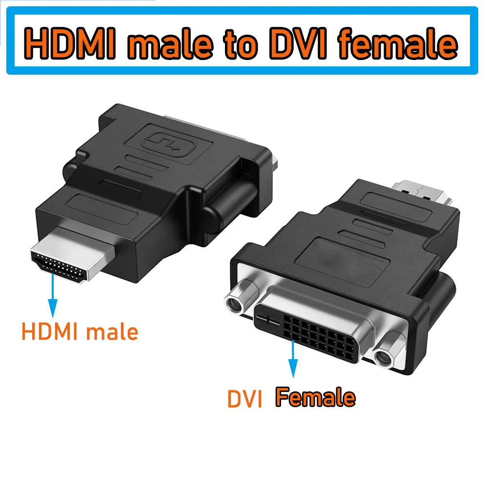 HDMI to DVI Converter HDMI to DVI Cable HDMI to DVI cable 3M/1.5M/adapter Bi-direction HDMI to DVI adapter cable 1080P adapter for PS3 PS4 PS5 Monitor