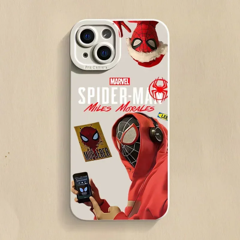 Marvel Spider-Man Phone Case For iPhone 15 11 12 13 14 Pro