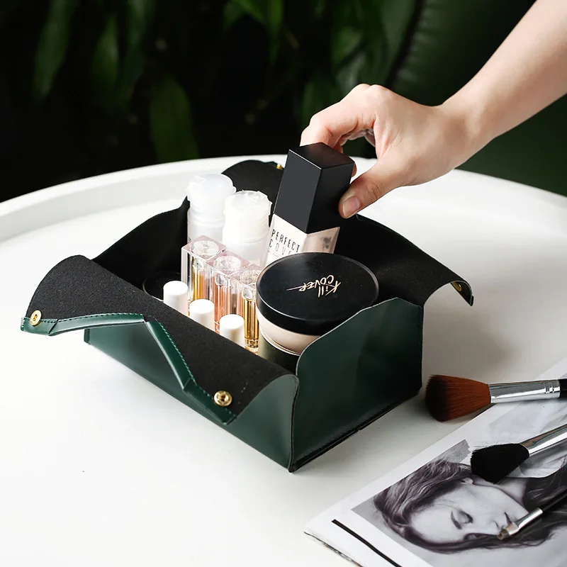 Tissue Box 1pc Leather Napkin Holder Car Home Living Room Decoration Bedroom Kitchen Desktop Nordic Storage