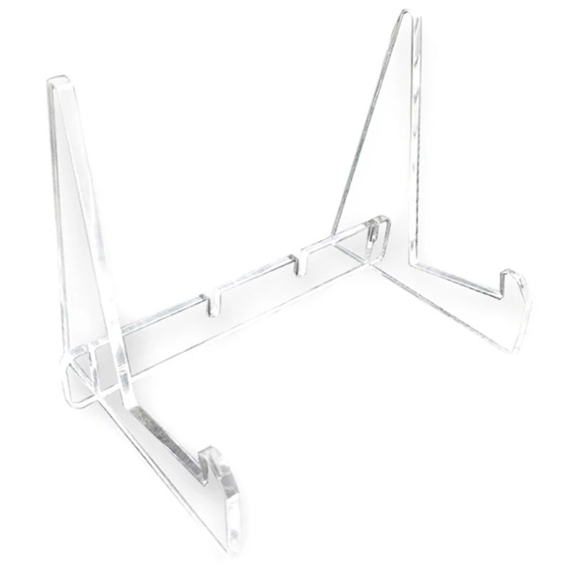 Acrylic Book Stand Clear Book Easel Display Stand Display Shelf Support Displaying Comic Books Artworks CDs