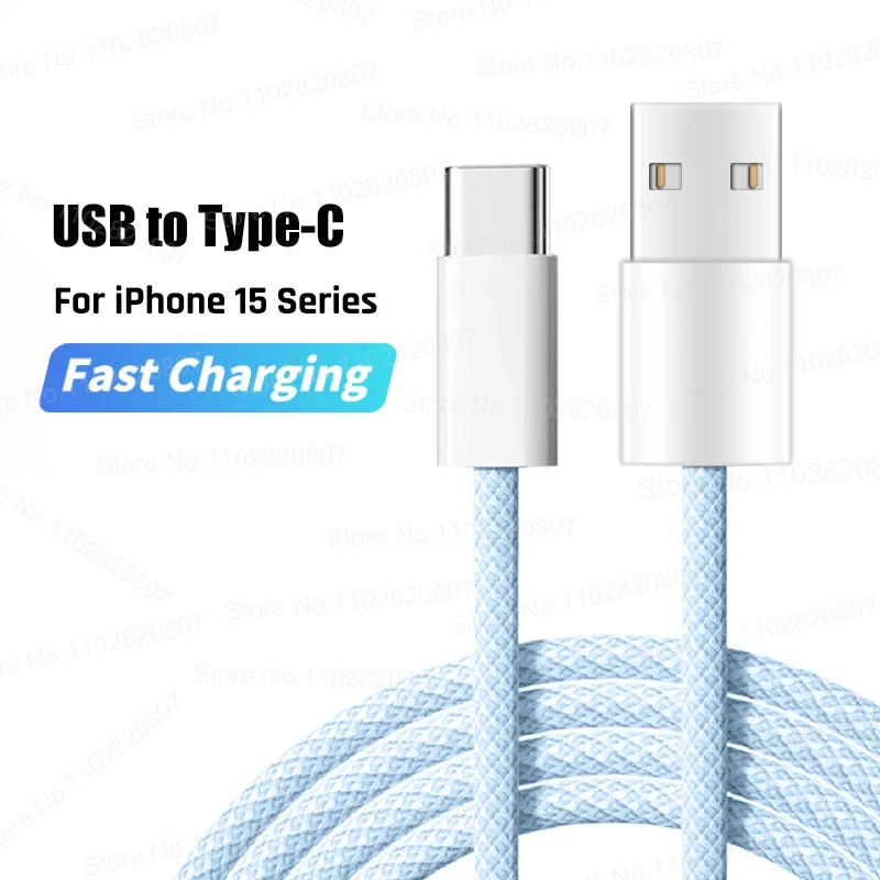 ตัวเลือกสินค้า สายชาร์จ USB-C ชาร์จเร็ว สำหรับ iPhone 15/16/17 Pro Max