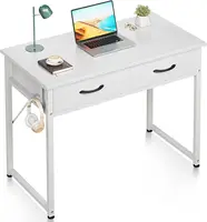 Vanity Desk with Storage, Home Office Computer Desk for Small Spaces, Modern Work Writing Study Table 2