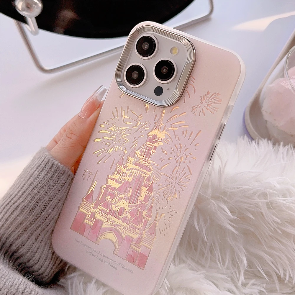 Custodia IPhone Allegra: Fondo Rosa E Cuori Verdi Per Un Tocco Di Gioia! - 4