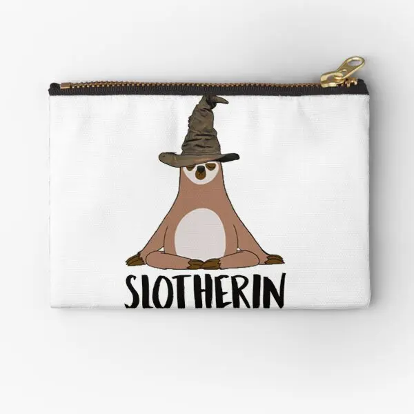 

Сумка Slotherin на молнии для мужчин и женщин, чистый Карманный Бумажник для хранения, нижнее белье, косметика, сумка для денег, упаковочные трусики, маленькие ключи для монет