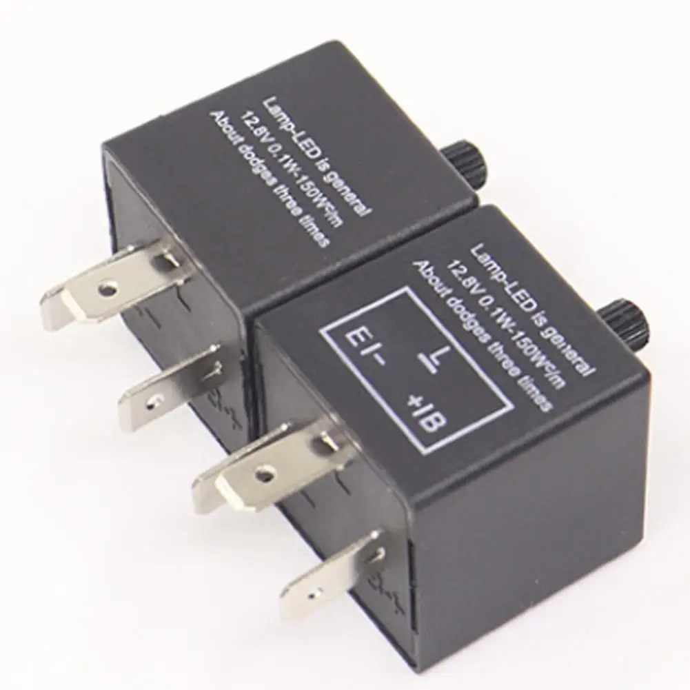 12V 3 Pin Adjustable LED Light Flasher Blinker Relay Fix For Turn Indicator LED Light Relay Indicator led light relay