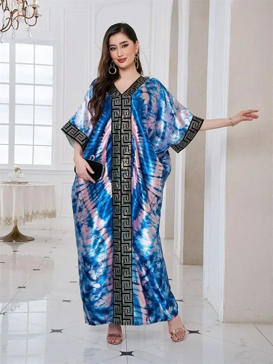 Abayas-Robe de Luxe pour Femmes Musulmanes Africaines, Caftan