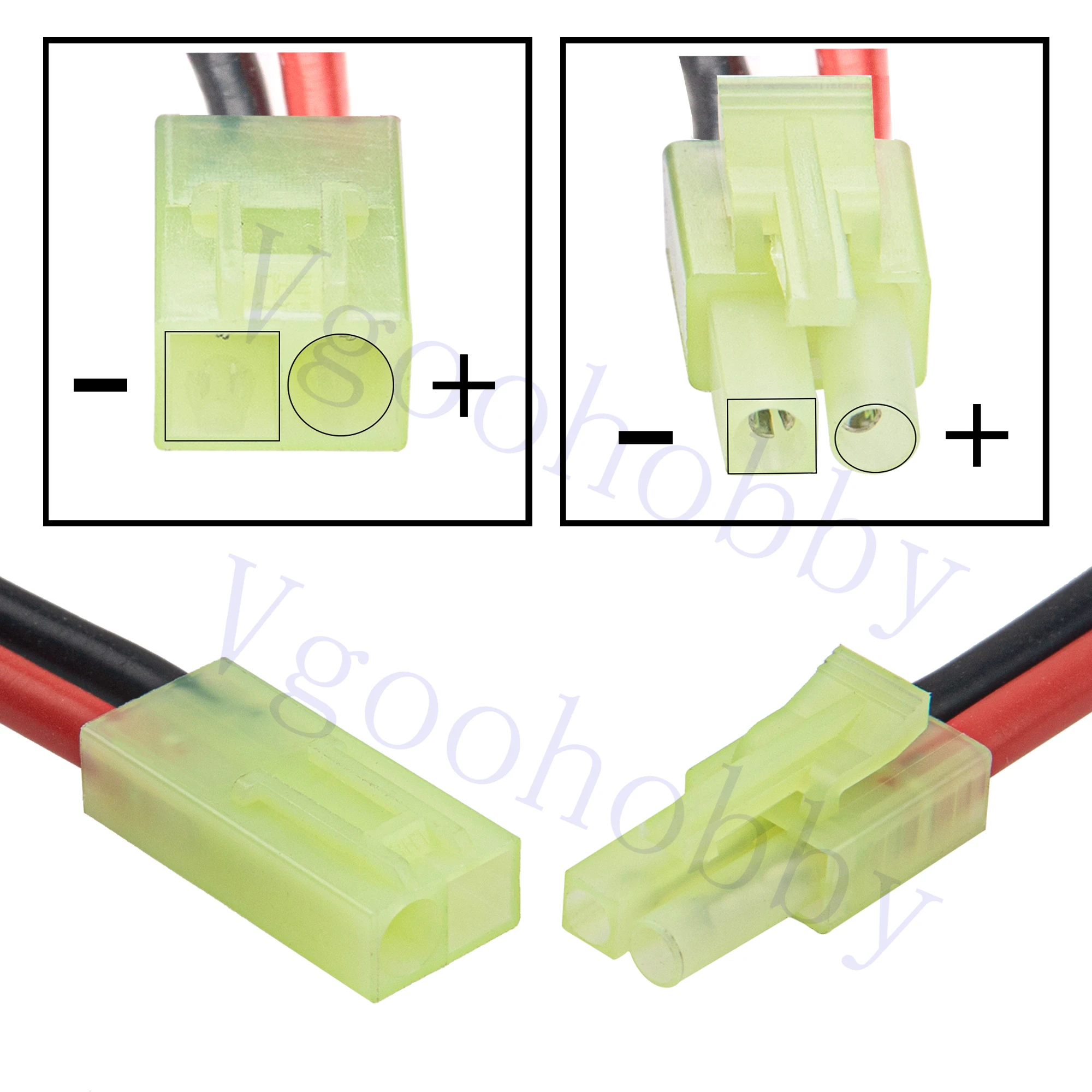 Adaptador de conector macho Deans T, compatible con convertidor