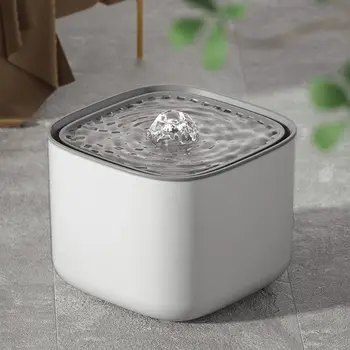 반려동물용 USB 포트가 있는 자동 물 디펜서, 대용량 반려동물 순환 필터, 반려동물 분수 피더, 3L