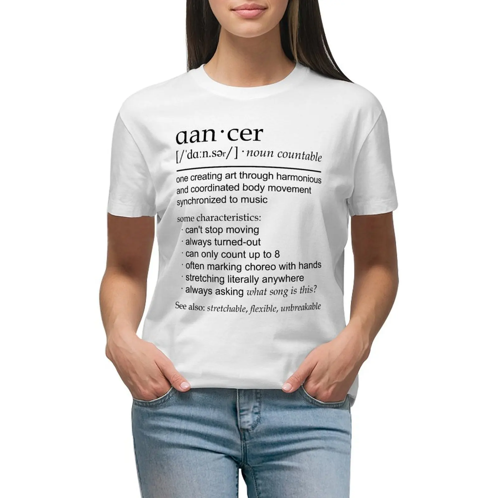 

DANCER DEFINITION T-shirt hippie clothes shirts graphic tees T-shirts for Women