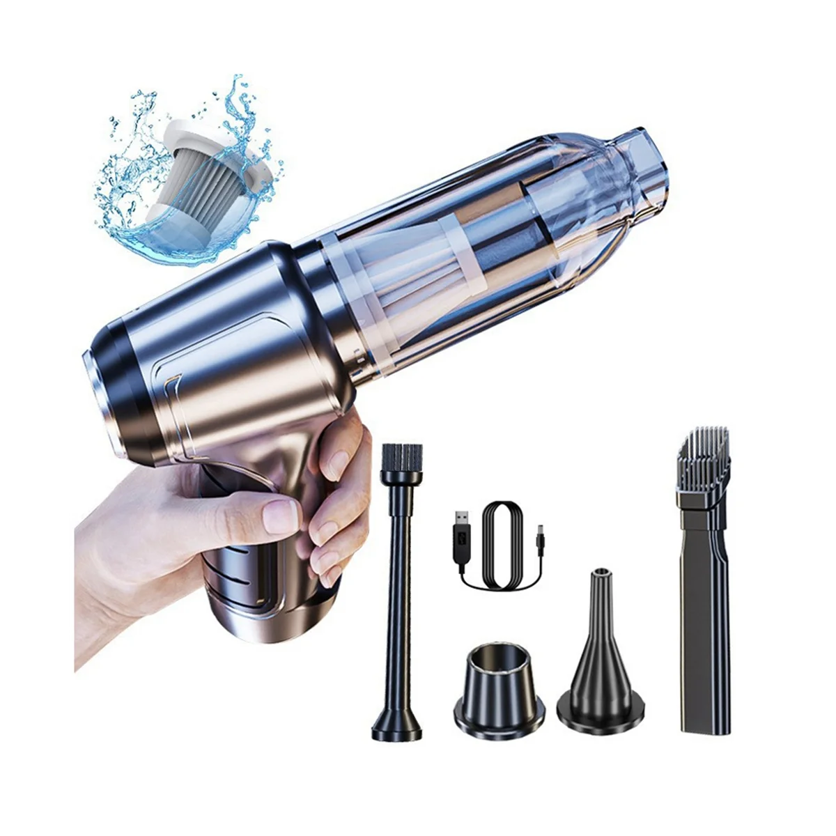 

Motor Vacuum Cleaner Wireless Multifunction Strong Suction Car Handheld Very Powerful Hand Home Portable