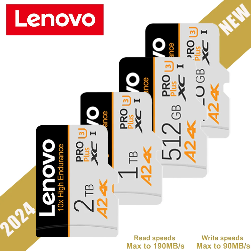 Memory Card Real Lenovo SD Card Mini Micro TF SD Card 128GB 2TB 512GB Class10 High Speed Flasd Memory PC/Phone/Camera