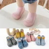 Baby Boy First Walkers Children Sock Shoes Non-slip Floor Socks Boy Girl Soft Rubber Sole Shoes Toddler Sock  Infant Booties 2