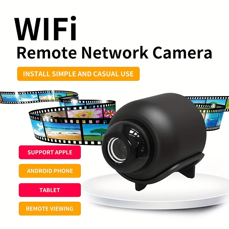 X5 Mini WiFi IP Camera HD 1080P Wireless Security Surveillance 160