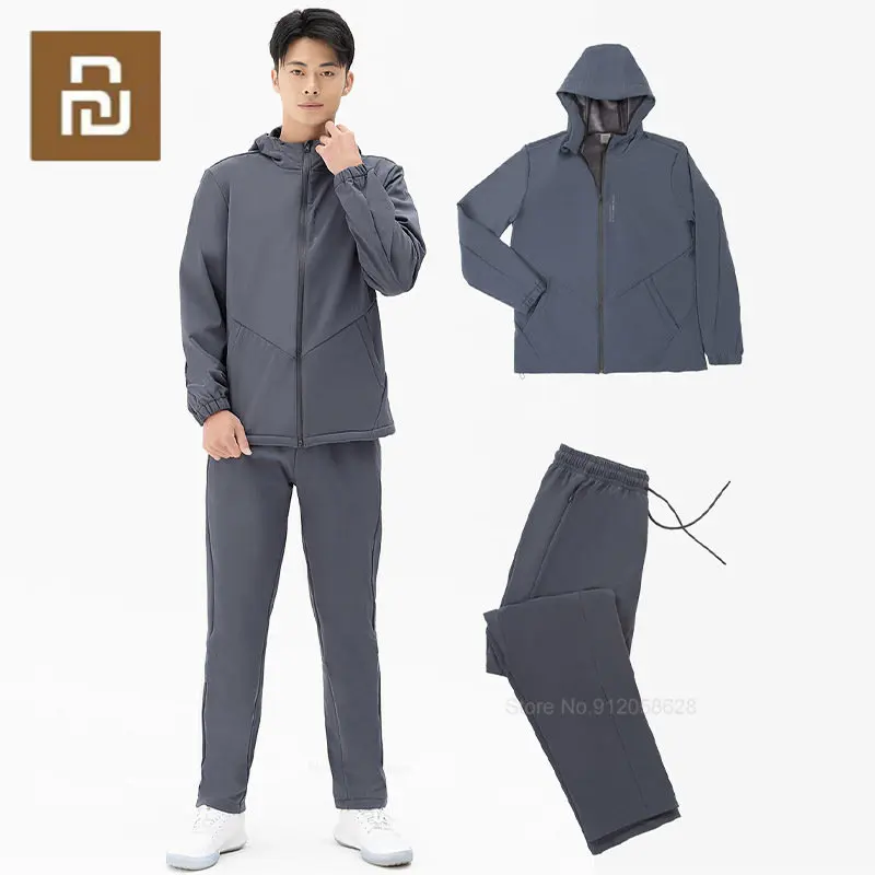 

Youpin SKAH Fleece Warm Jacket Windproof Waterproof Cold Resistance Windbreaker Men Thick Coat Fashion Winter Fleece Parkas Suit