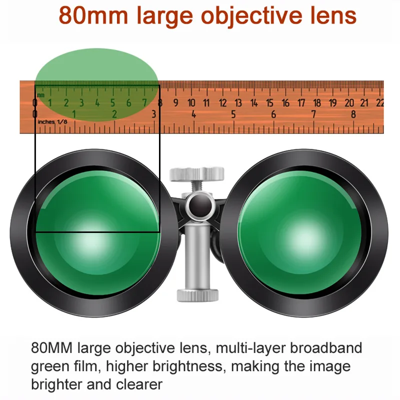 The New 25-75X80 Binoculars, High-magnification High-definition Zoom Zoom, Outdoor Viewing Large-caliber Telescope