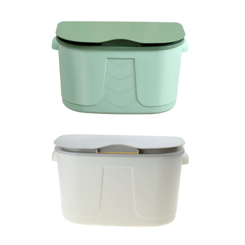 

Hanging Waste Bin with Lid Wall Mounted Household Waste Container 203C