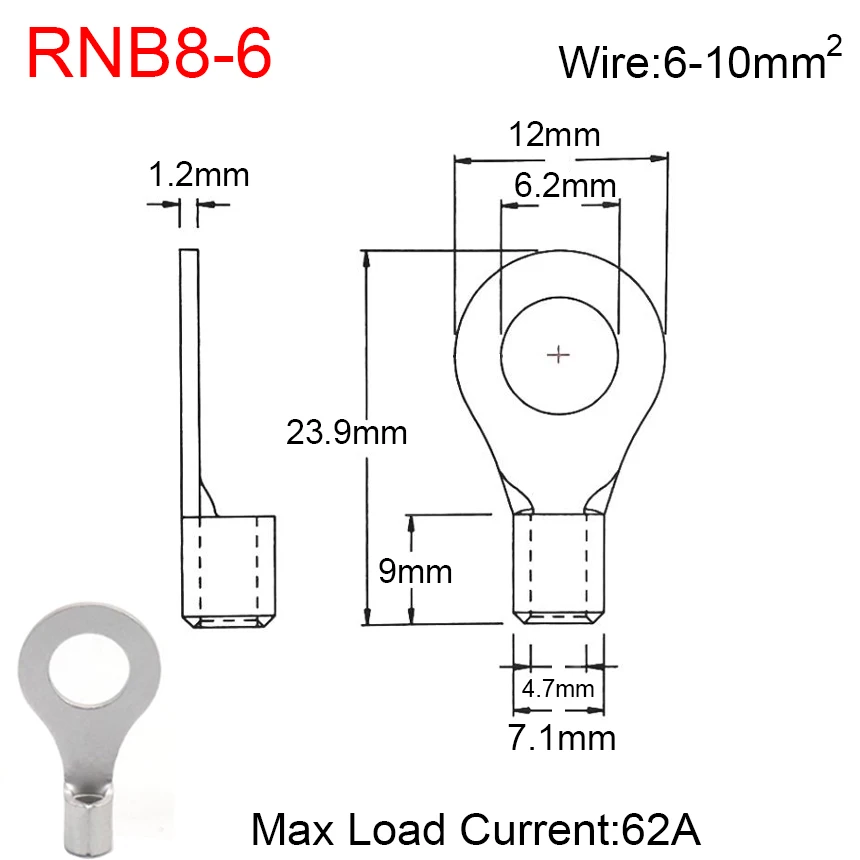 10Pieces RNB8-6