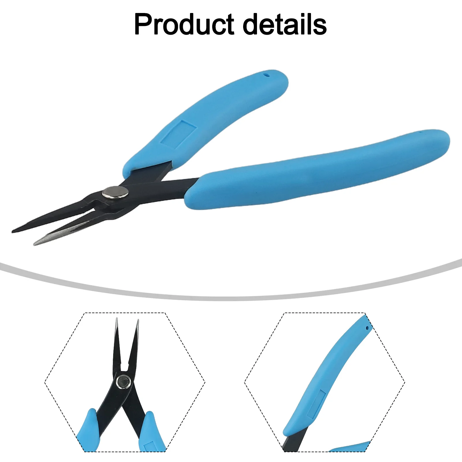 5-inch Fine Pointed Nose Pliers Chain Tweezer Nose Plier Unique Design Finer Tip Jewelry Making Precision Work Wire Hand Tools hand tools mini pliers