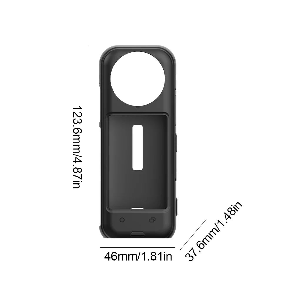 실리콘 카메라 보호 케이스, Insta360 X4 전체 보호 커버, 충돌 방지 카메라 보호대 슬리브, 스크래치 방지 소프트 커버