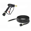 Pressure Washer Adapter Gun and Hose Quick Fitting M22 14mm Female Fitting Connector for Karcher/Lavor/Bosch Aluminum/Plastic 4