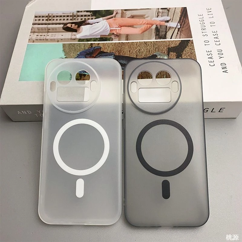 MagSafe Magnetic Matte Transparent Soft Silicone Protective Case