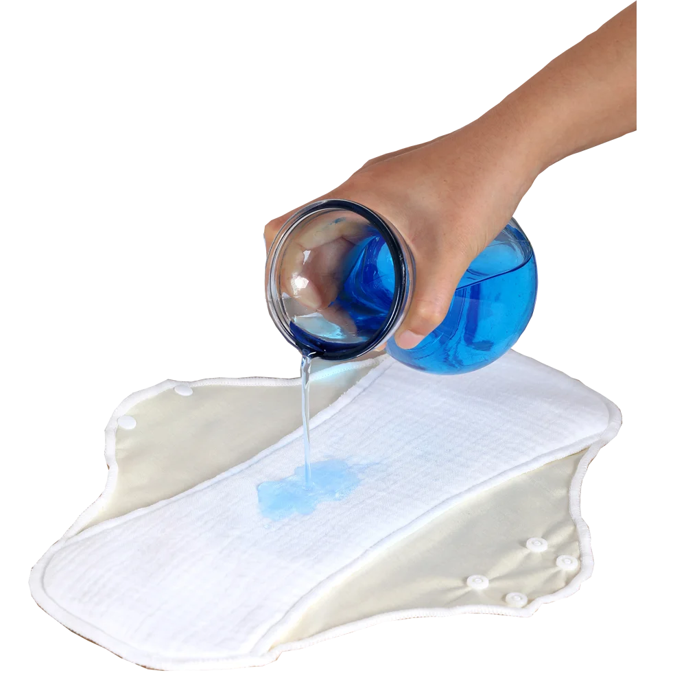 AIO 1PCS 25*33cm Microfiber Women's Sanitary Pad Comfortable & Breathable TPU Coated Waterproof & Leak-Proof Sanitary Pad