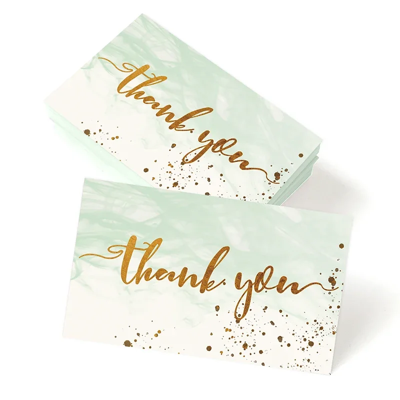 50 cards Thank you for your order card Small store gift decoration card Enterprise, thank you card, holiday card, wedding