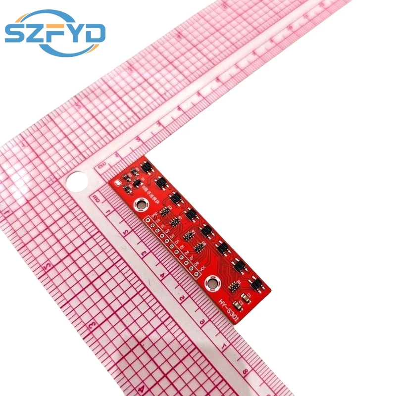 รูปสินค้า โมดูลเซนเซอร์อินฟราเรด 8 ช่อง สำหรับติดตามเส้นทาง DIY