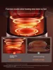 220V Electric Stewing Cooker Purple Clay Pot Automatic 4L 5L Household Slow Stewer Multi Cooker Electric Clay Pot Soup 5