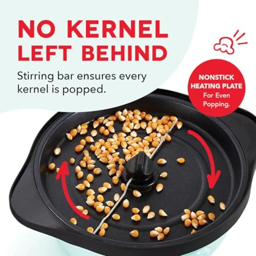 Theater style popcorn at home electric stirring popcorn machine SmartPursue