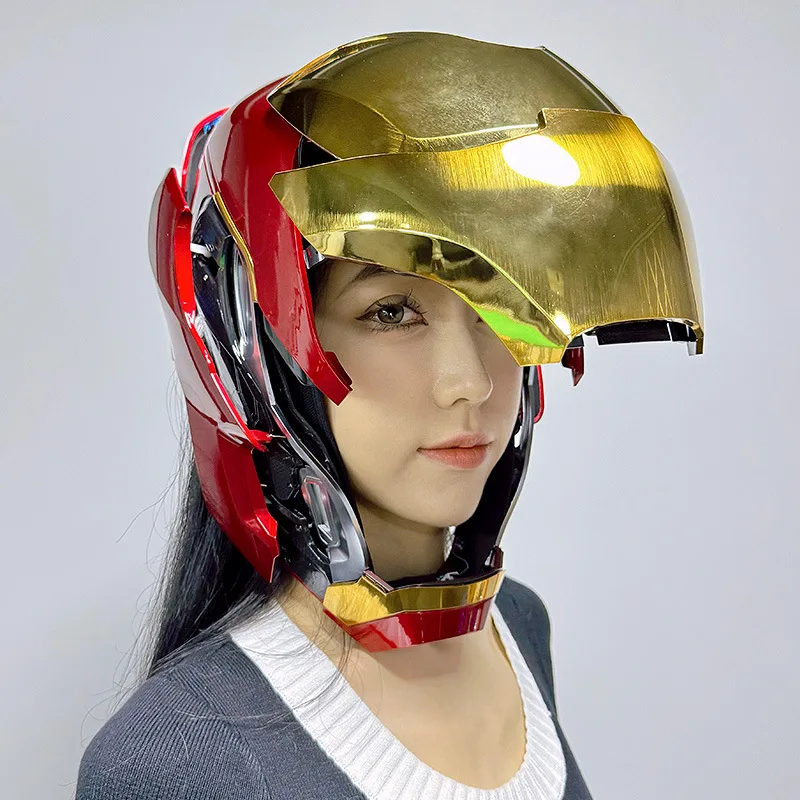 Casco Maschera Eroica Iron Man Marvel - Apertura Automatica A Comando Vocale