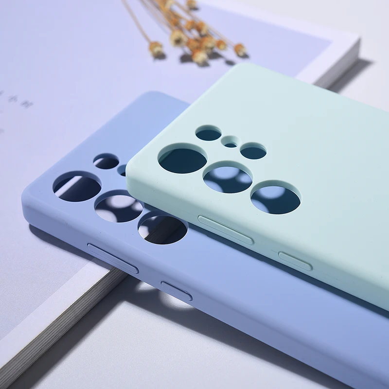 Premium Liquid Silicone Protective Phone Case - Soft Back Cover Shell