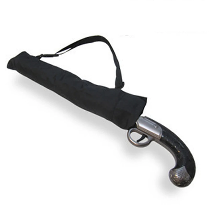 Short Gun Umbrella Dual-folding Rain Sun Sunshade UV Protection Semi-Automatic Windproof