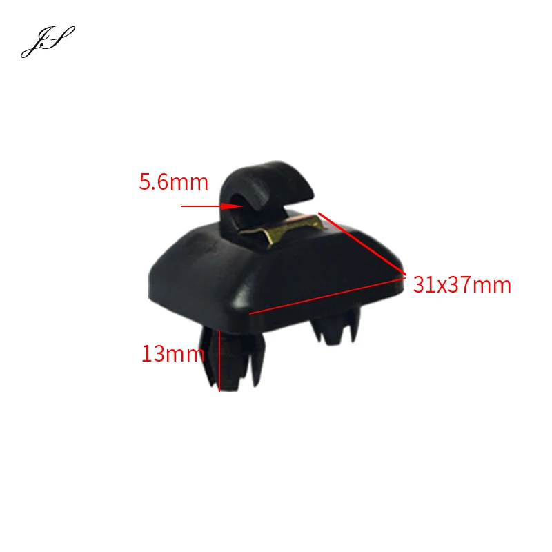 Car Sun Visor Hook Clip Snaps, Set of 2