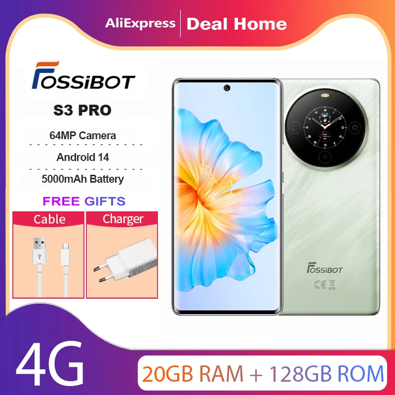 FOSSiBOT S3 Pro SIMフリー スマホ 本体 20GB+128GB FOSSIBOT Model S3