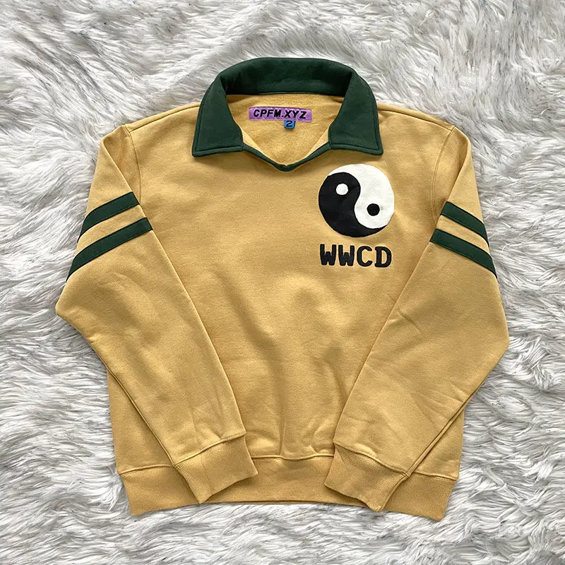 

CPFM.XYZ Rugby Polo WWCD Hoodie Bagua hoodie